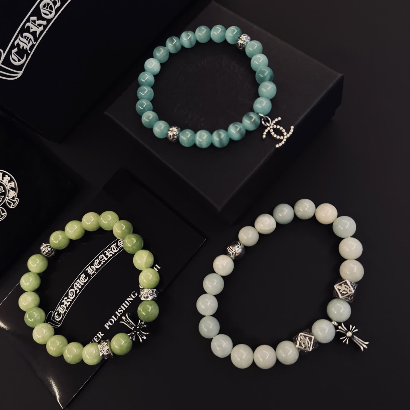 Chrome Hearts Beaded Bracelets Set